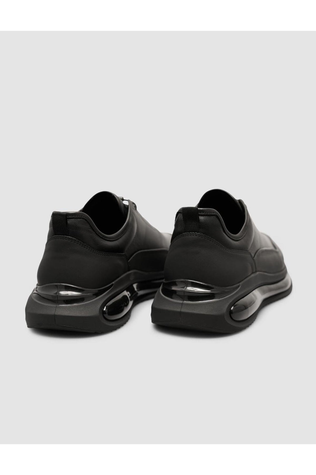 Cabani Shoes %100 Cuir véritable Noir Chaussures de sport pour hommes à lacets - Noir