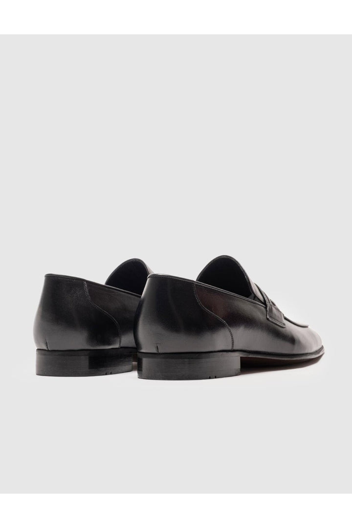 Cabani Shoes Chaussures classiques pour hommes en cuir véritable avec ceinture noire - Multicolore