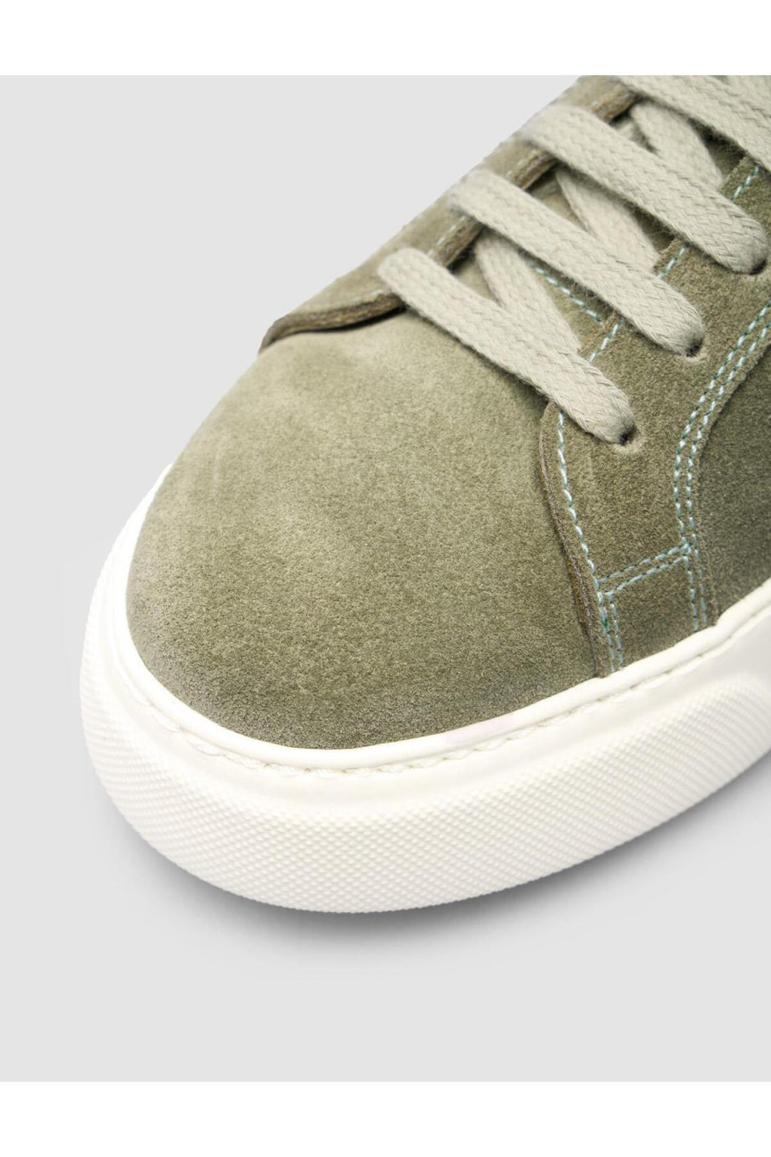 Cabani Shoes MonaMae Baskets Femme en Cuir Véritable 100% Vert - Vert
