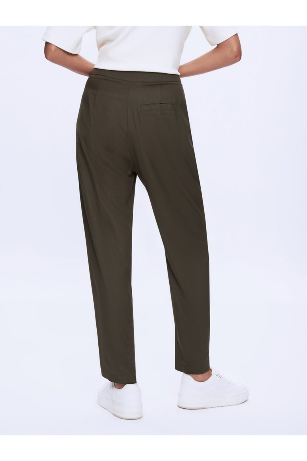 LTB Pantalon vert régulier uni