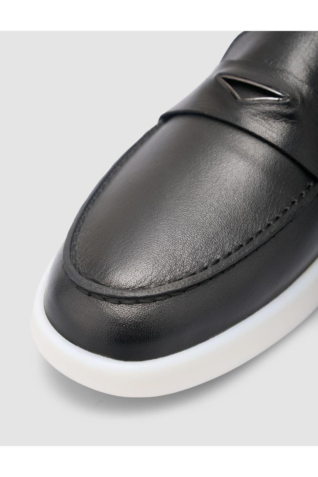 Cabani Shoes %100 Cuir Véritable Mocassins Femme Noir - Noir