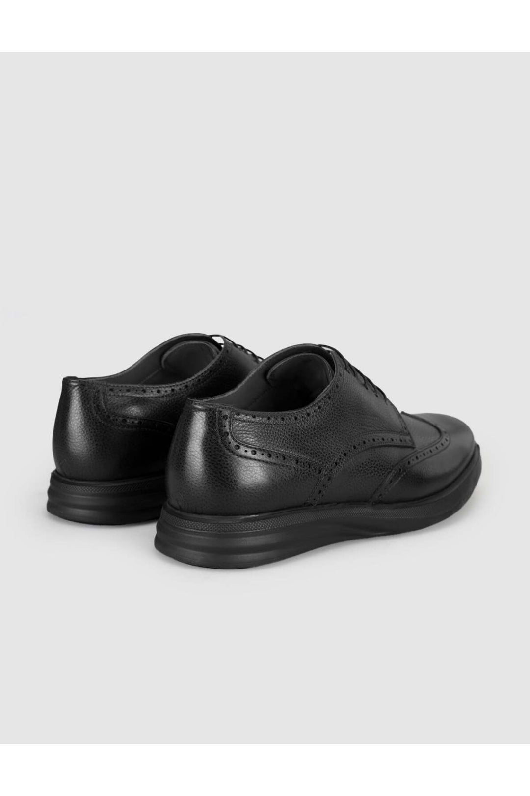 Cabani Shoes Chaussures Oxford pour hommes en cuir véritable noires - Multicolore