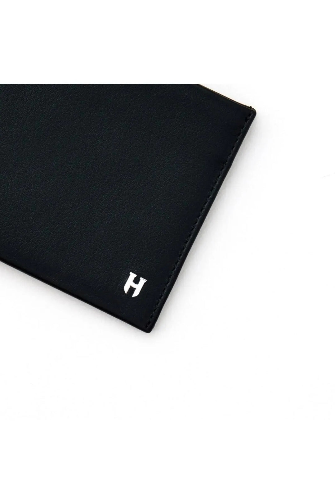 helmbrook Portefeuille en cuir véritable pour homme, design spécial, protégé RFID, Tanner noir. - si̇yah