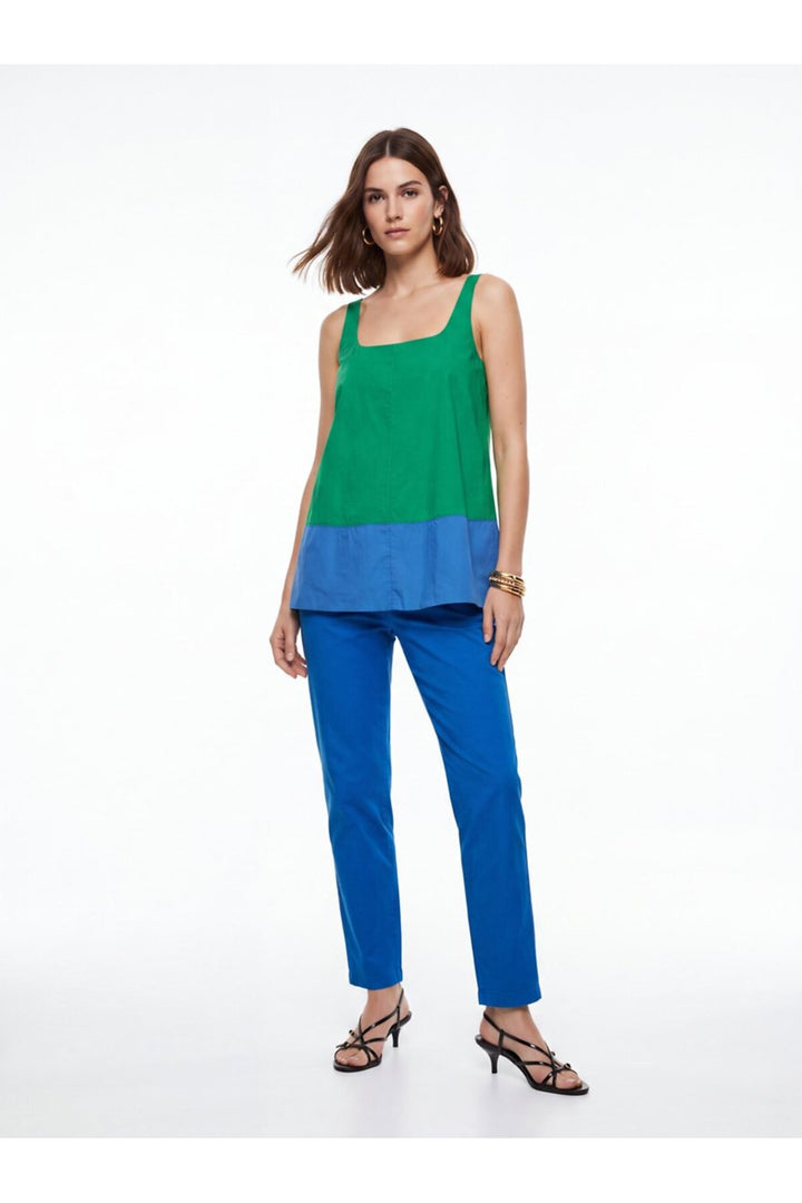 LTB Pantalon Bleu Slim Fit - mid Indigo