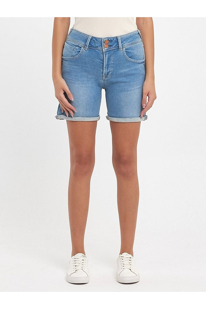 LTB Short en jean taille moyenne Rosina