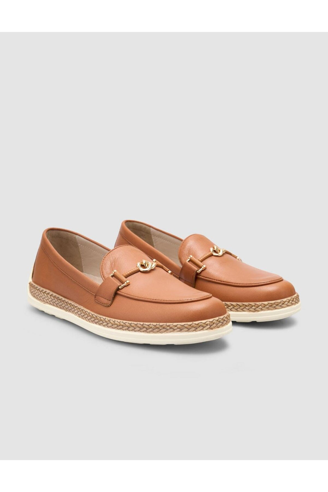 Cabani Shoes %100 Cuir véritable Mocassins femme Tabac - Tabac