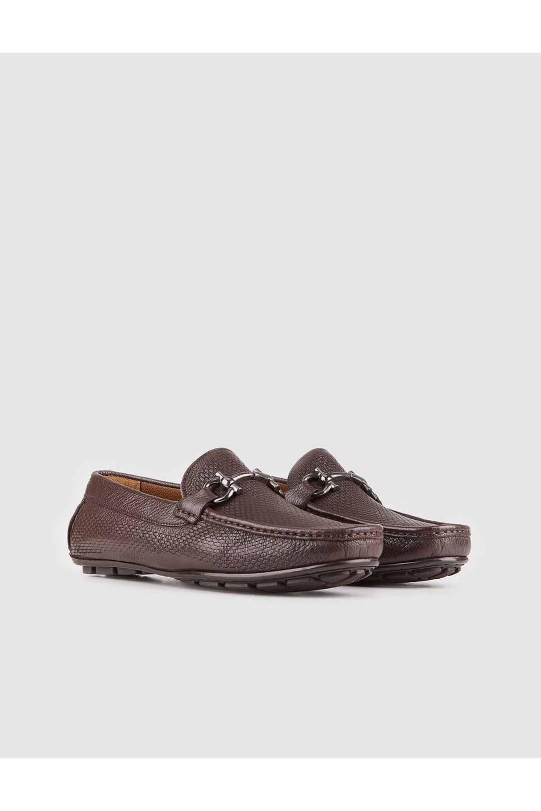 Cabani Shoes Chaussures Loafer pour hommes en cuir véritable marron - Multicolore
