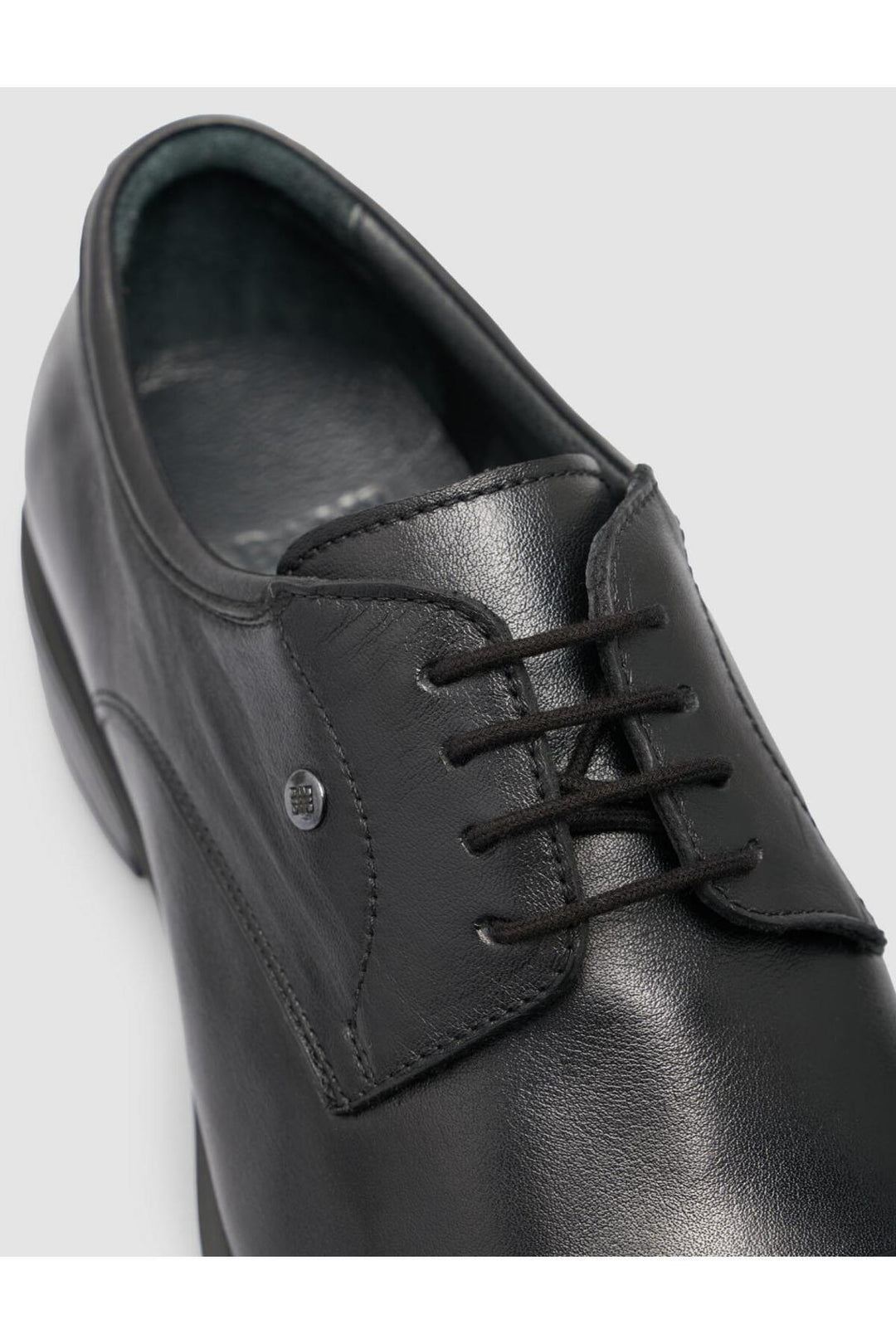 Cabani Shoes Chaussures classiques pour hommes en cuir véritable noir à bout ovale 100% - Multicolore