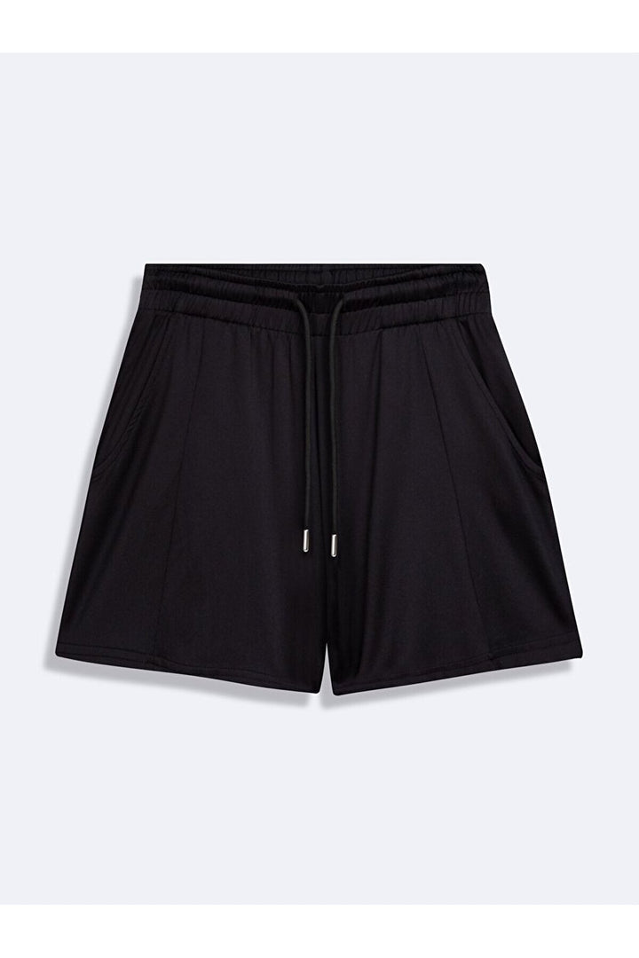 LTB Short taille élastiquée Short noir