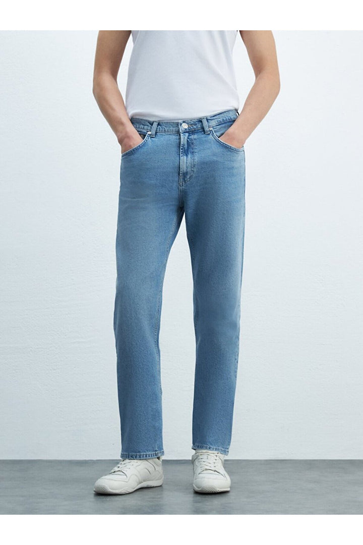 LTB Pantalon en jean à taille moyenne Sawyer P Narrow Leg