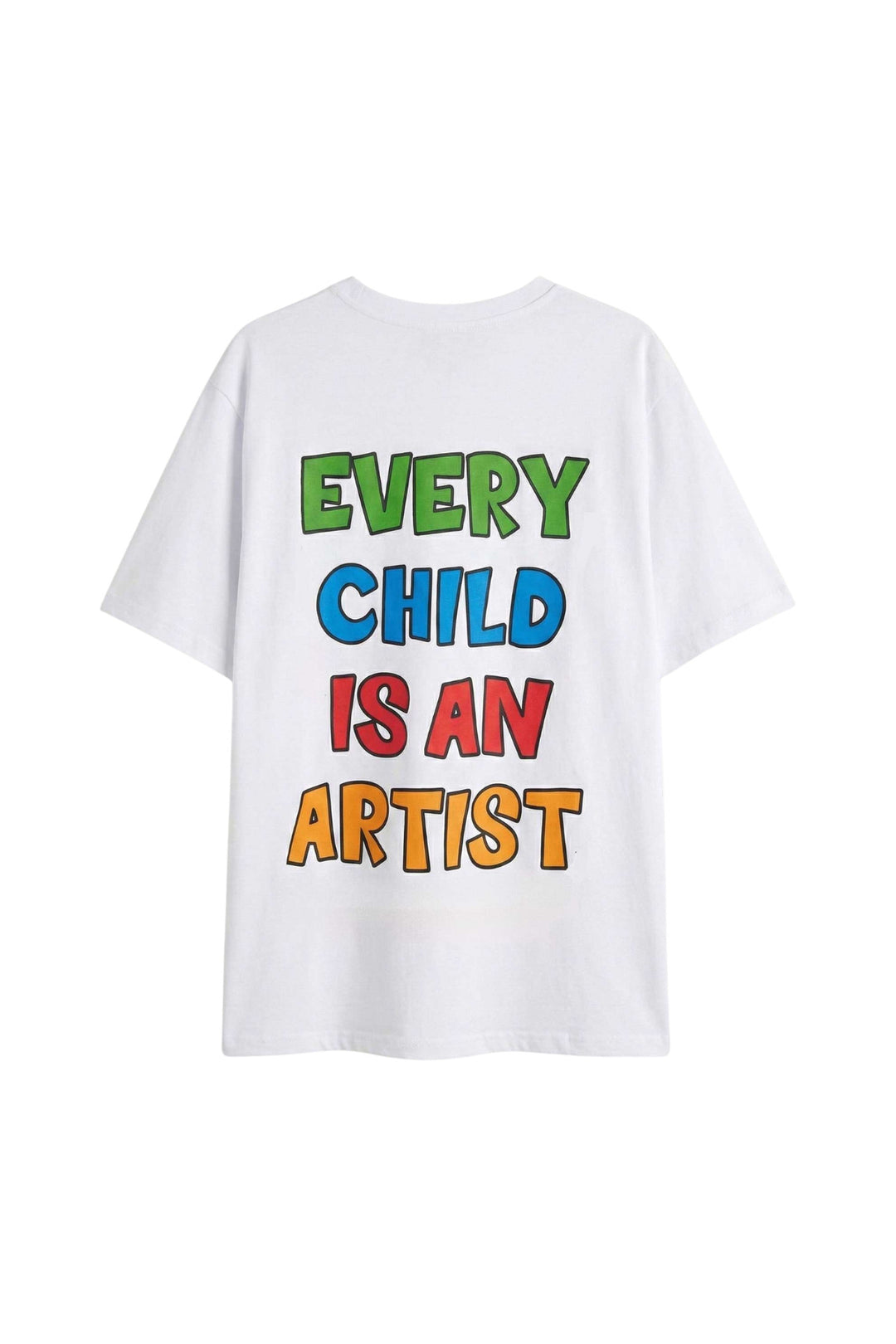 Hipnotico T-shirt Chaque Enfant Est Un Artiste - Multicolore