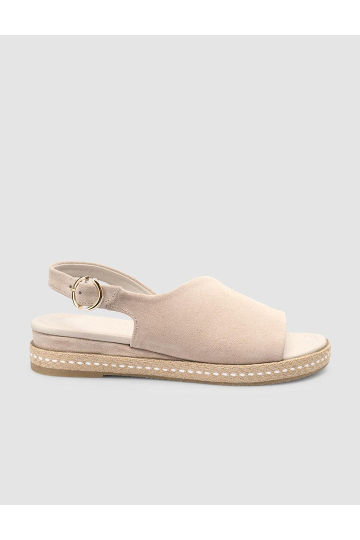 Cabani Shoes %100 Cuir véritable Sandale en suède pour femme - Pierre