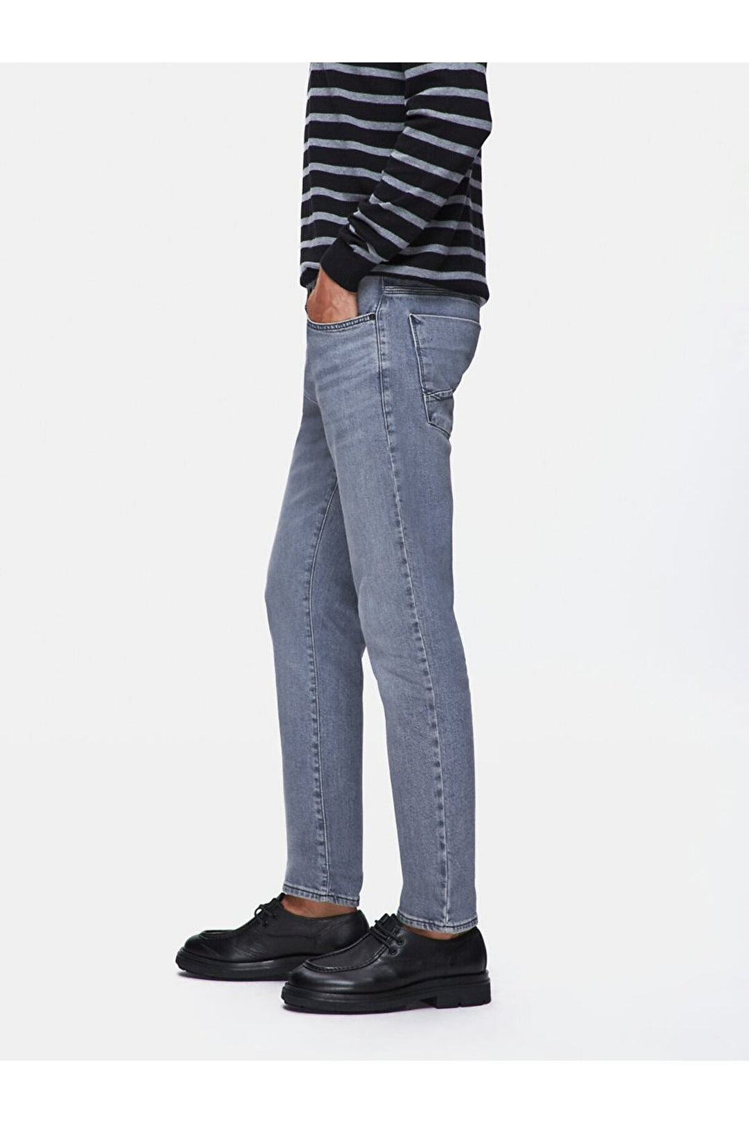 LTB Pantalon en jean à taille basse Joshua Narrow Leg - Gris