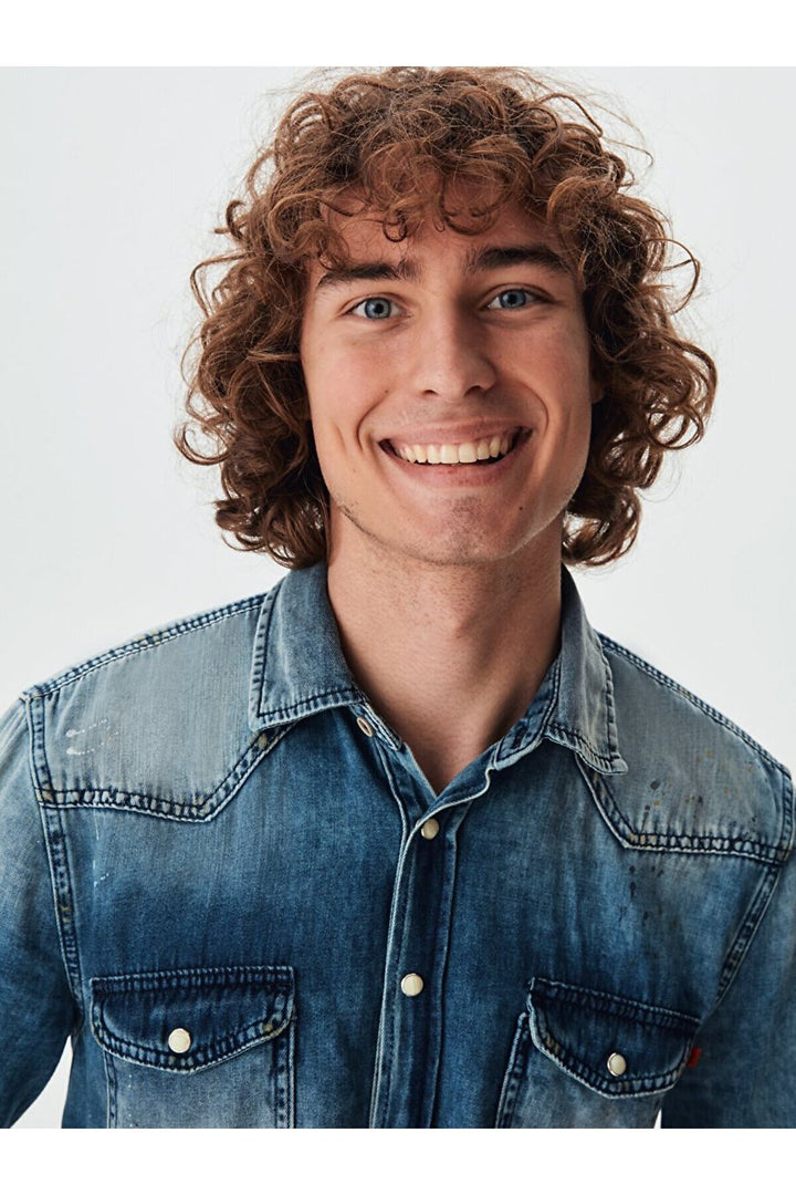 LTB Chemise en jean slim Rohan