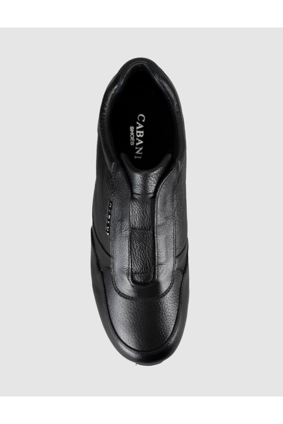 Cabani Shoes Bottines décontractées pour hommes en cuir véritable noir avec fourrure, sans lacets. - Multicolore