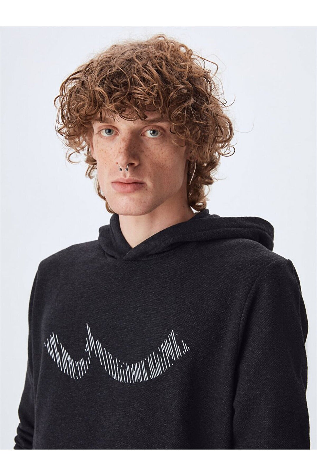 LTB Sweatshirt anthracite à capuche avec logo - antrasi̇t_218