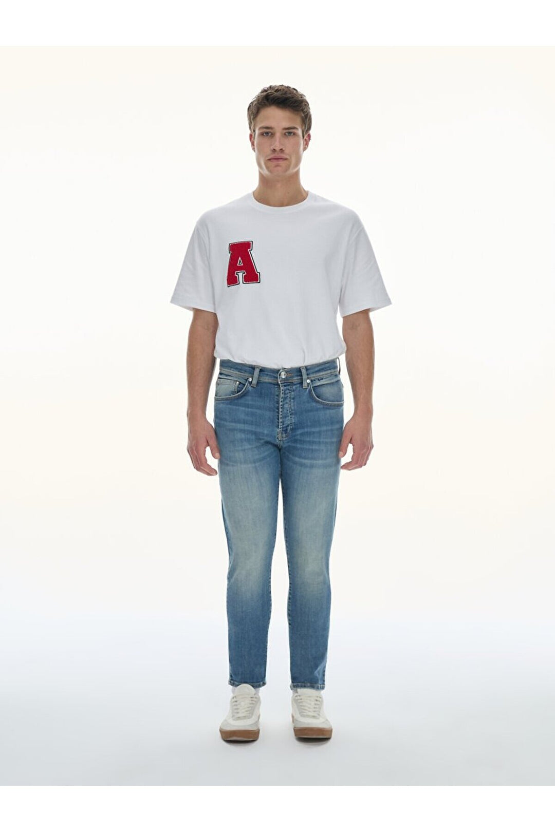 LTB Pantalon en jean à taille moyenne Lawrıe Y Narrow Leg