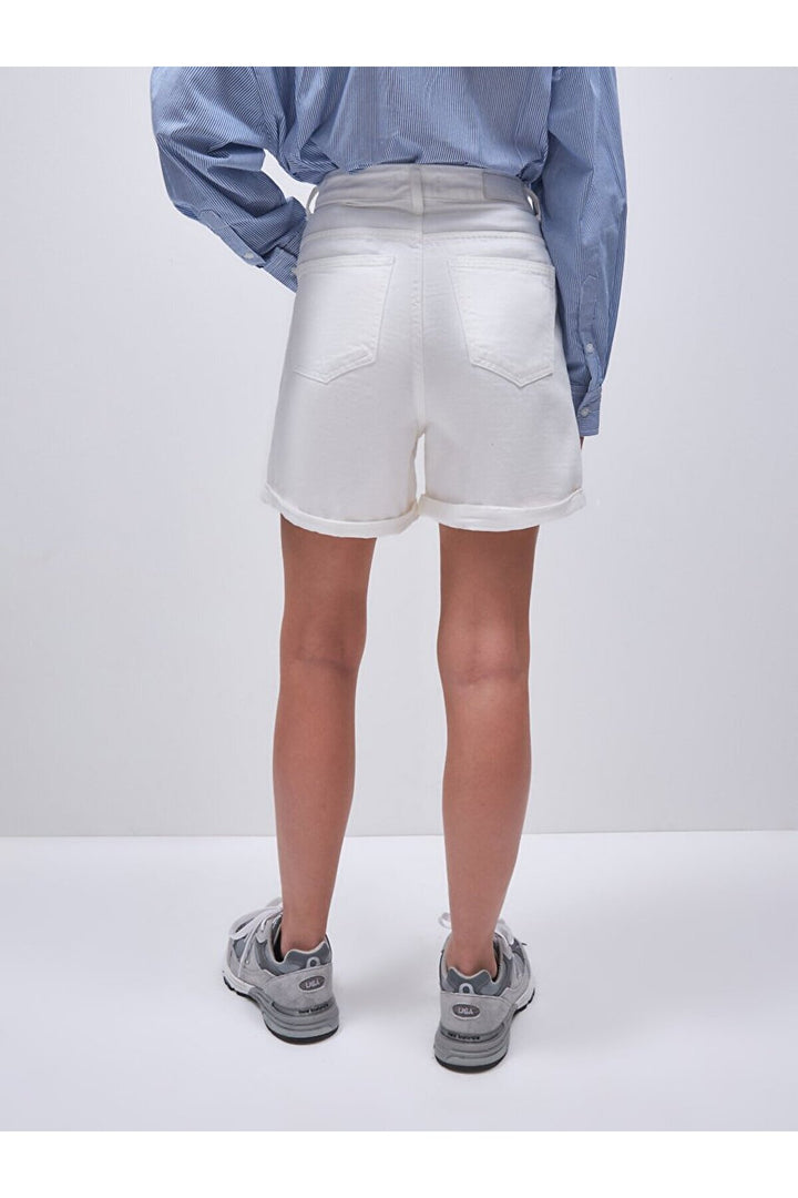 LTB Short Mom Jean à la taille
