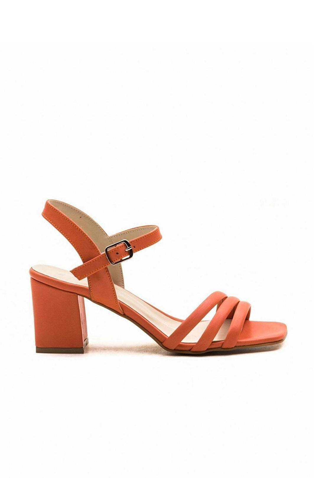 Wavelys Chaussures à talons avec bande pour femmes Luis Gate - Orange