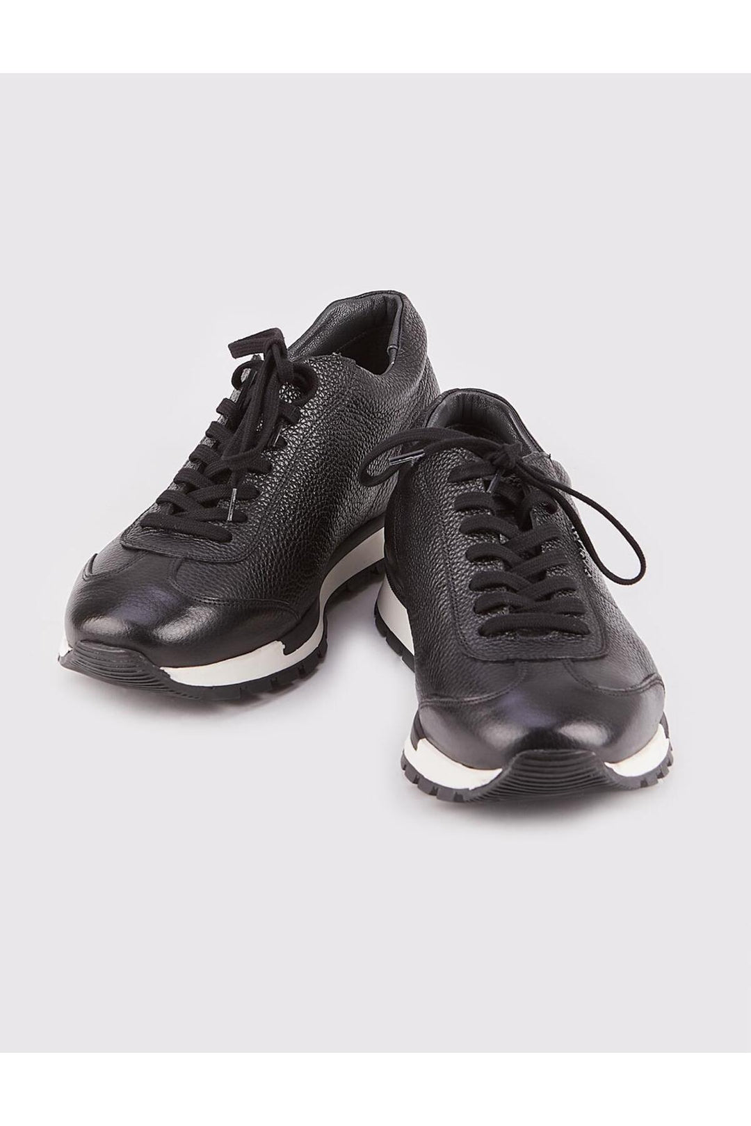 Cabani Shoes Lodi Light Semelle Thermo en Cuir Véritable Noir Chaussures de Sport pour Homme à Lacets - Noir