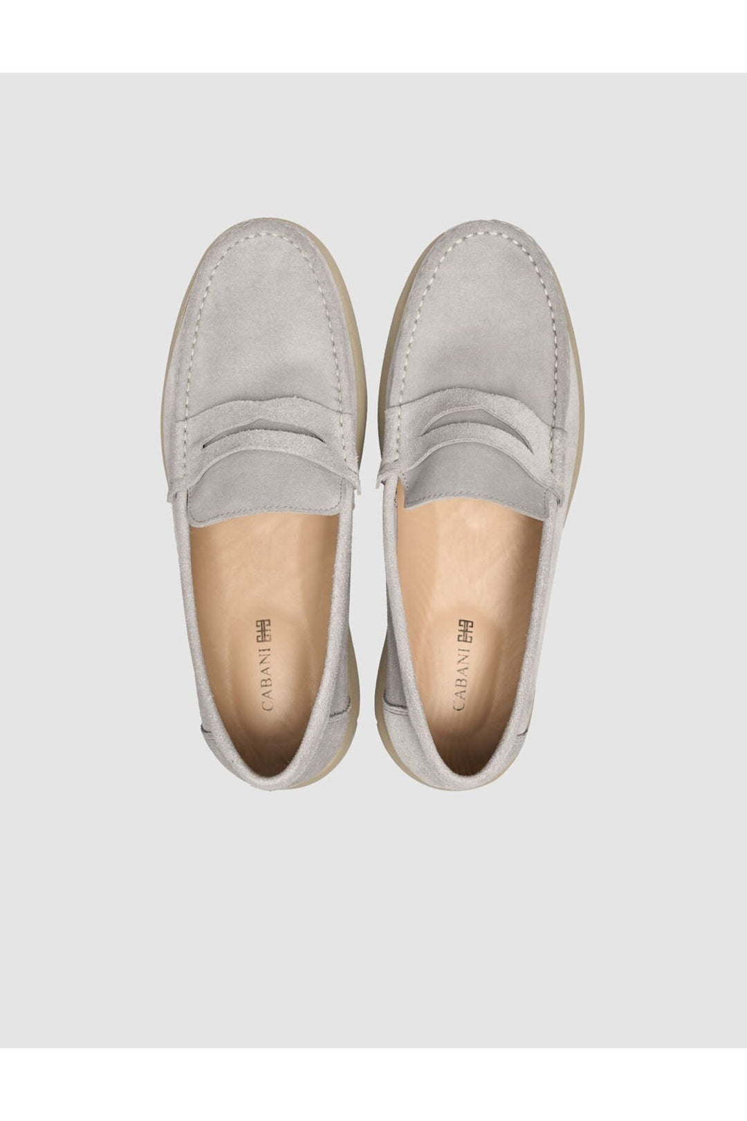Cabani Shoes Chaussures Loafer pour Homme en Cuir Véritable Gris - Gris