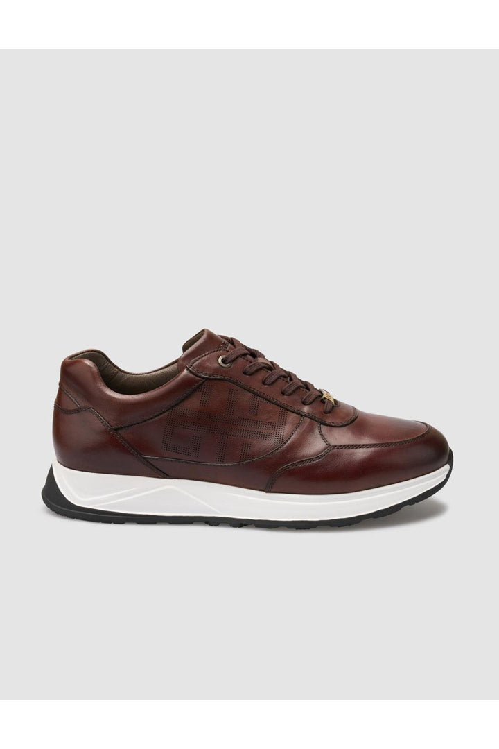 Cabani Shoes Seranar %100 Cuir Véritable Chaussures de Sport pour Hommes Marron - Marron