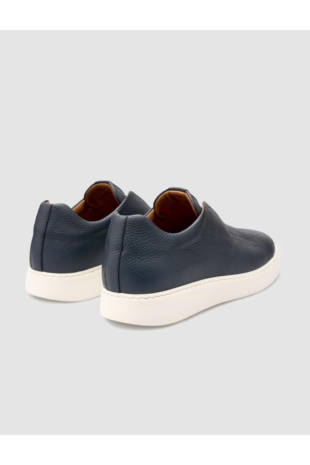 Cabani Shoes %100 Cuir véritable Bleu marine Chaussures de sport pour hommes - Bleu marine