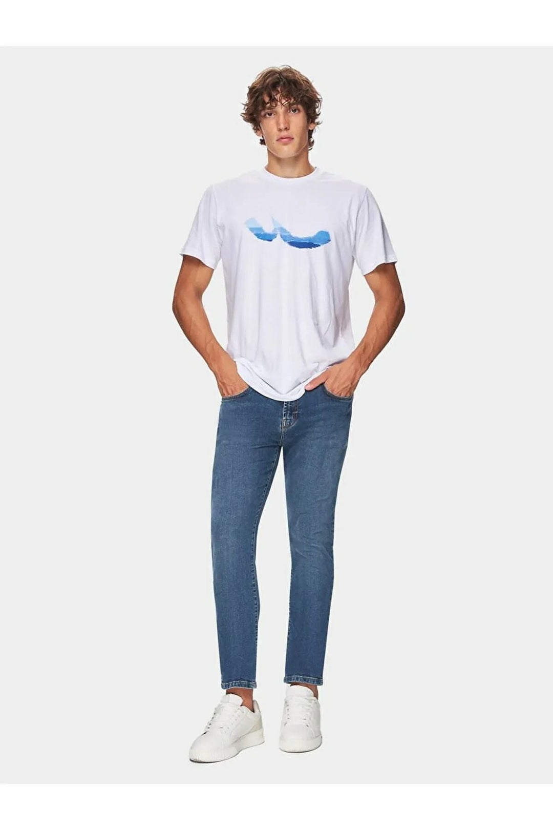 LTB Pantalon slim Sawyer Y mi-hauteur - Bleu̇_54073