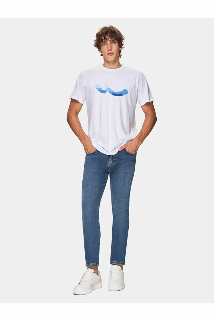 LTB Pantalon slim Sawyer Y mi-hauteur - Bleu̇_54073