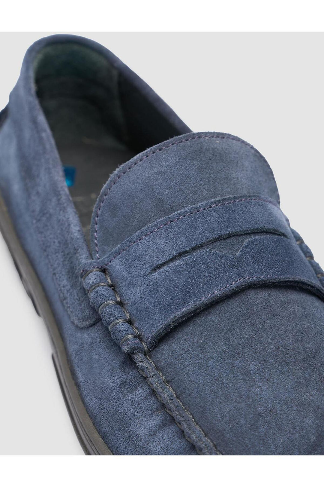 Cabani Shoes %100 Cuir Véritable Bleu marine Suédé Chaussures de Ville pour Homme - Bleu marine