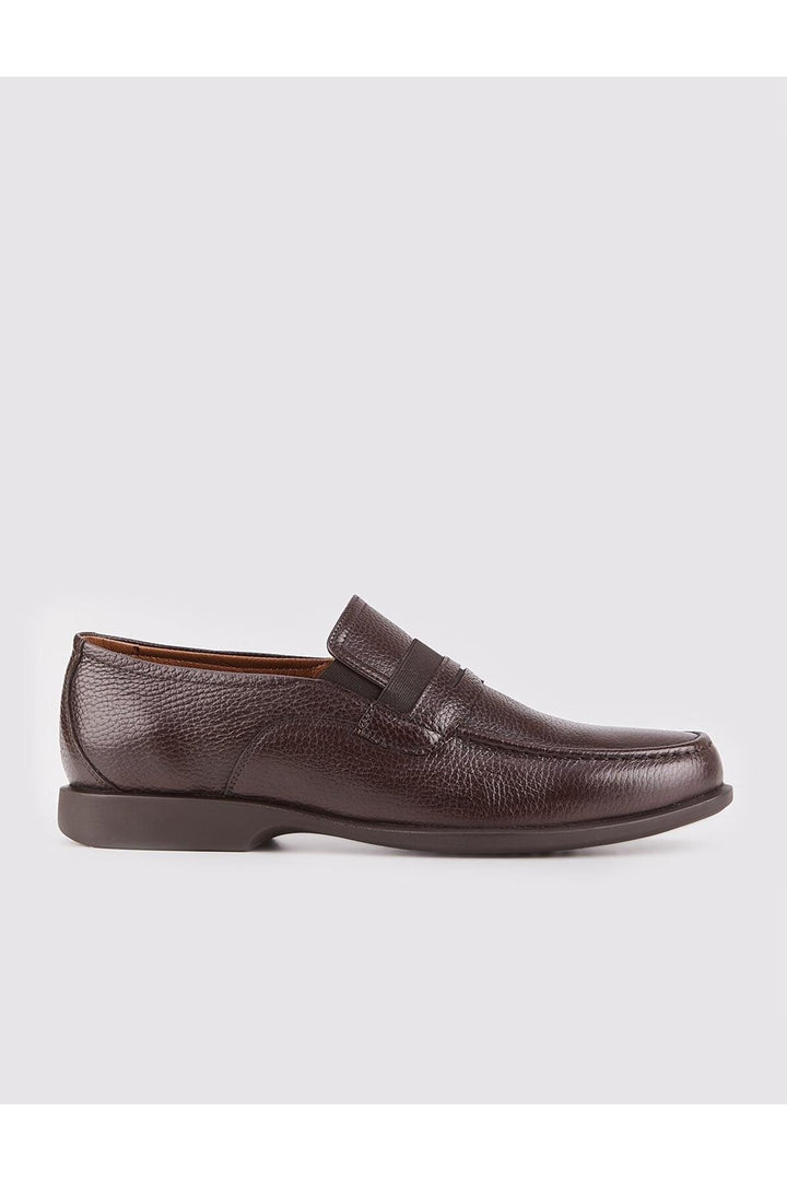 Cabani Shoes Mocassins pour hommes en cuir véritable marron - Marron