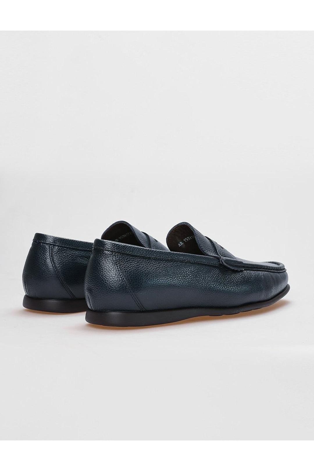 Cabani Shoes Chaussures de ville pour hommes en cuir véritable bleu marine - Bleu marine