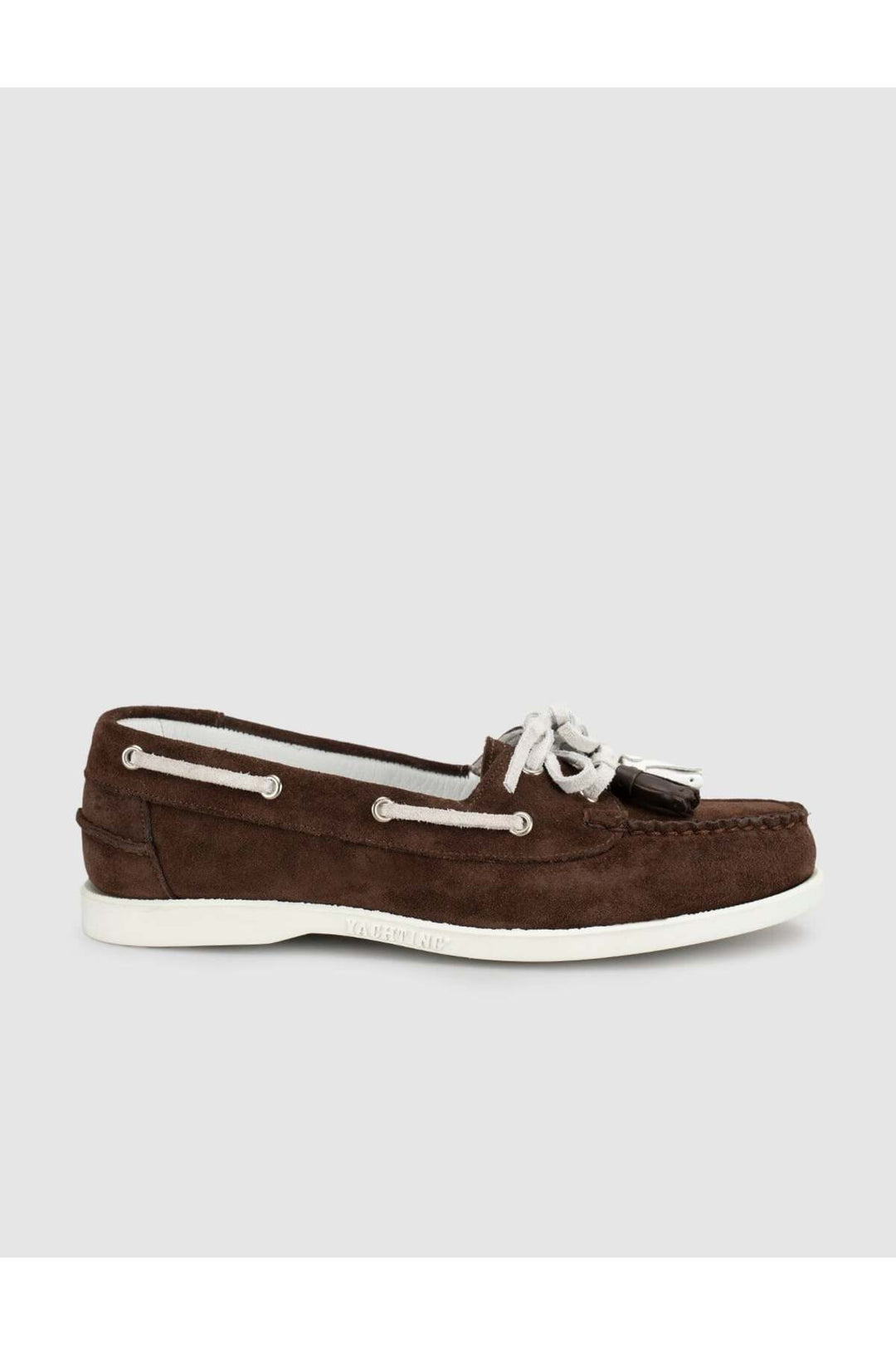 Cabani Shoes Mocassins en cuir véritable marron avec détails - Multicolore