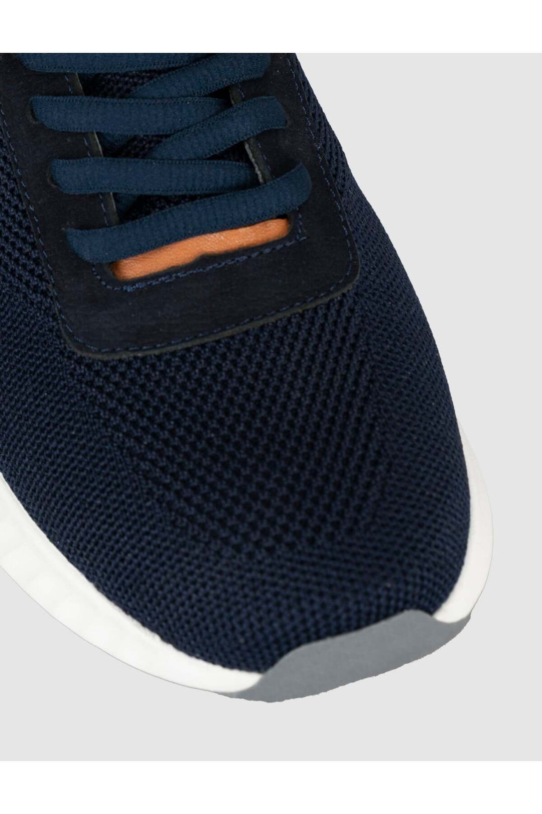 Cabani Shoes Sneaker d'hiver pour homme avec détails en tricot - Bleu marine