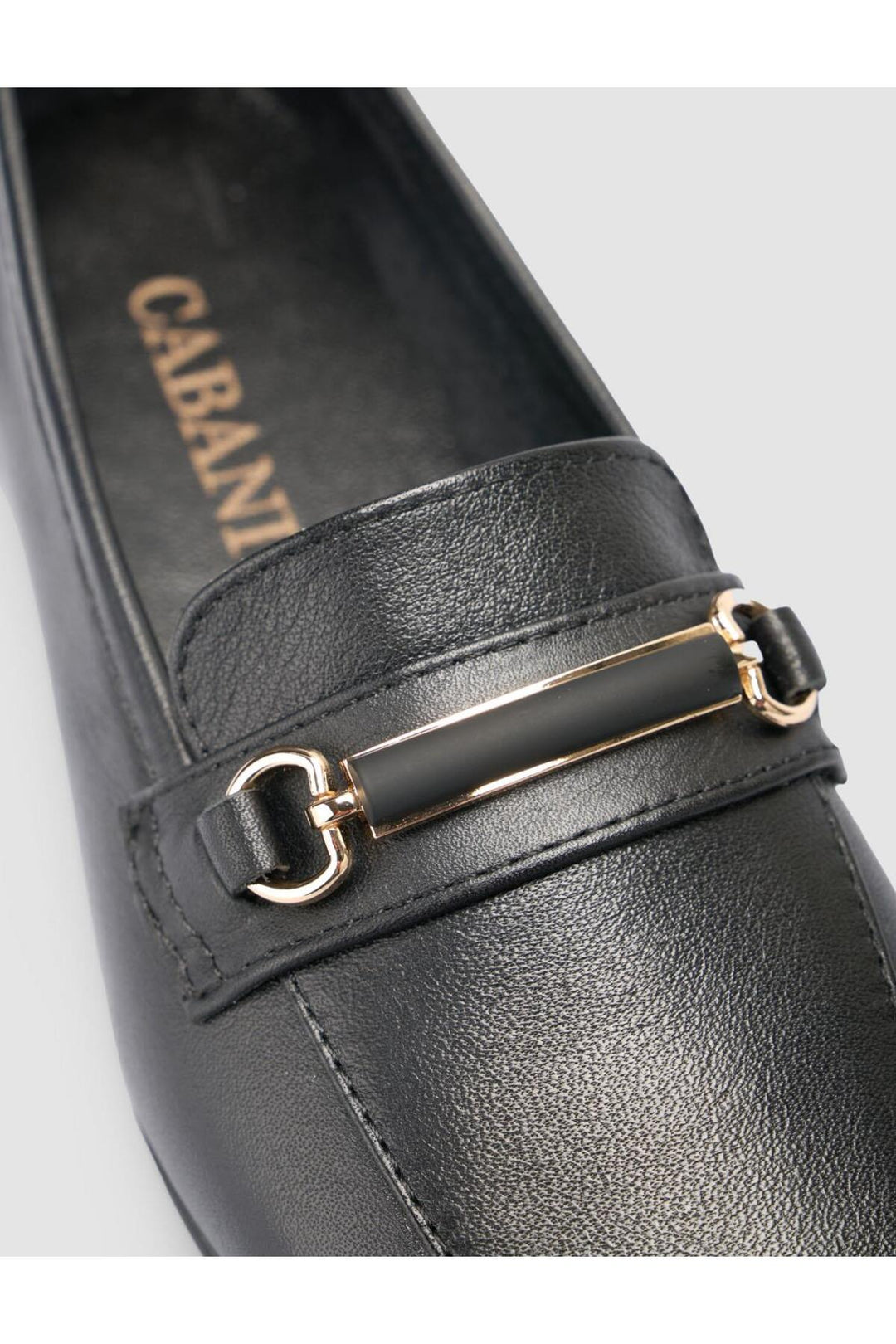 Cabani Shoes %100 Cuir Véritable Mocassins Femme Noir - Noir