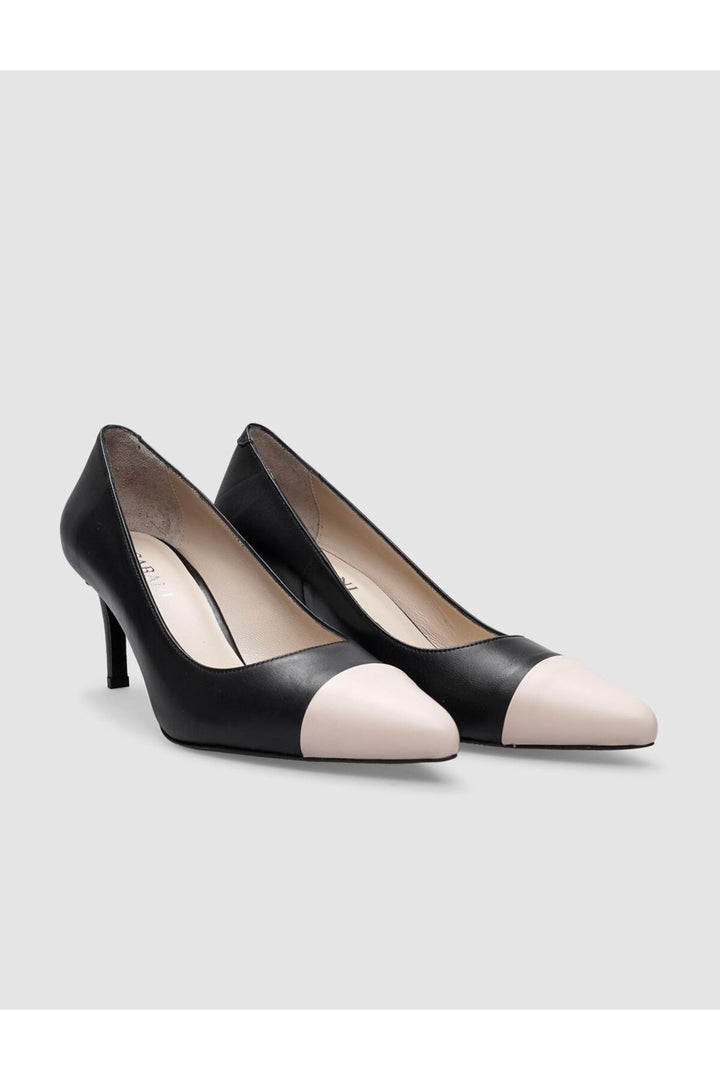 Cabani Shoes %100 Cuir véritable Talon aiguille femme Noir - Multicolore