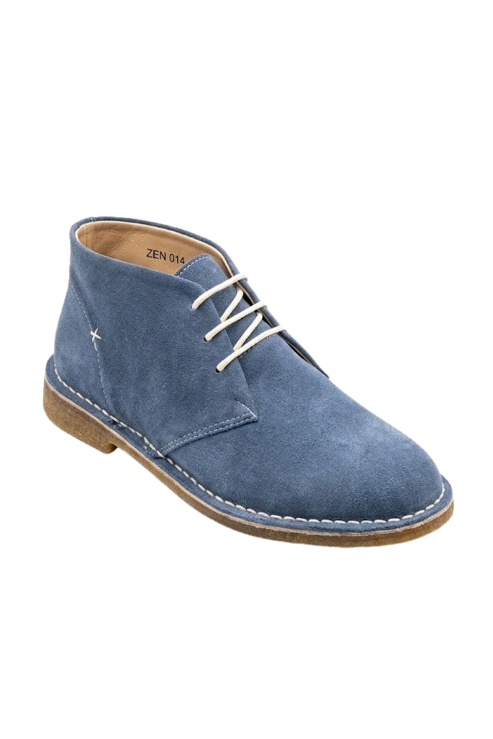 Wavelys RAGA En Cuir Véritable Extérieur Cuir Verni Véritable Chaussures Femme Élégantes et Confortables Adaptées au Milieu de Bureau - Bleu