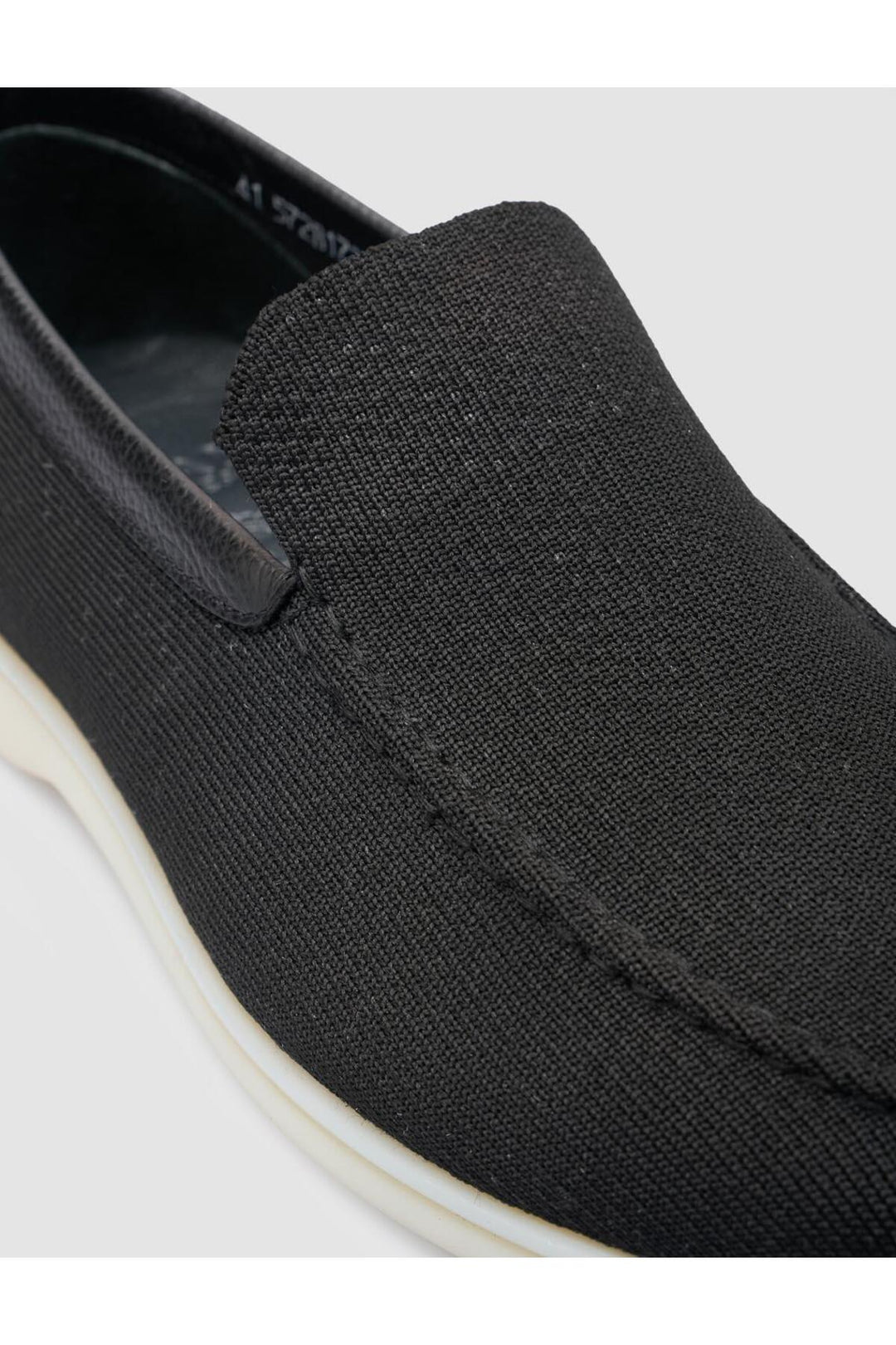 Cabani Shoes Leros Triko Noir Homme Loafer - Noir
