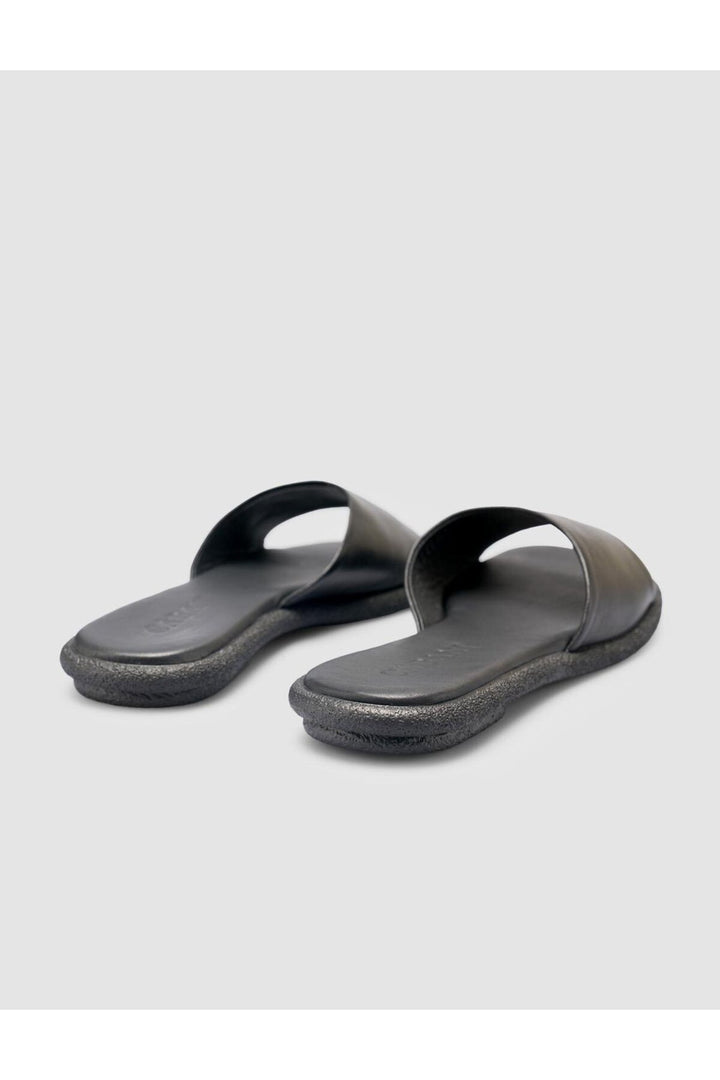 Cabani Shoes %100 Cuir véritable Sandales noires pour femmes - Multicolore