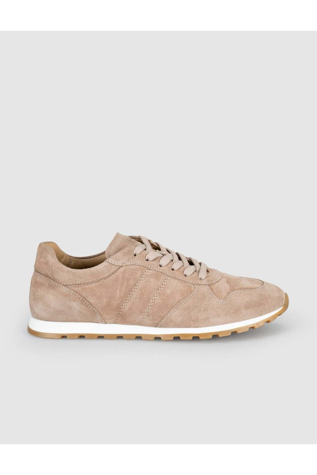 Cabani Shoes Baskets en suède beige pour femme - Crème