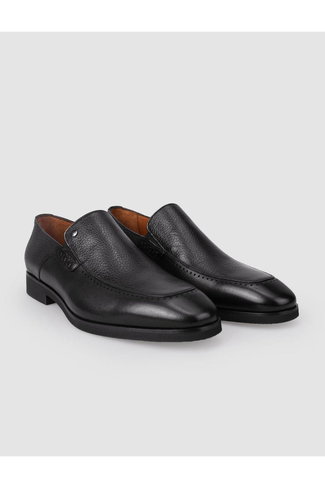 Cabani Shoes %100 Cuir véritable Chaussures classiques pour hommes noires - Noir