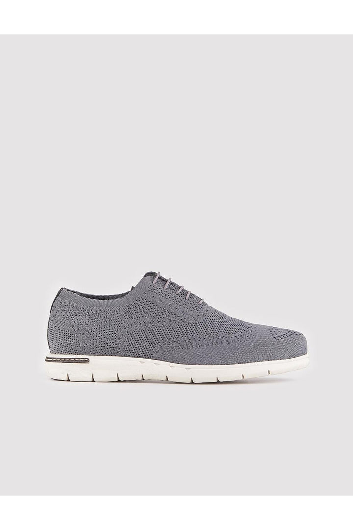 Cabani Shoes Chaussures décontractées pour hommes en tricot gris - Gris