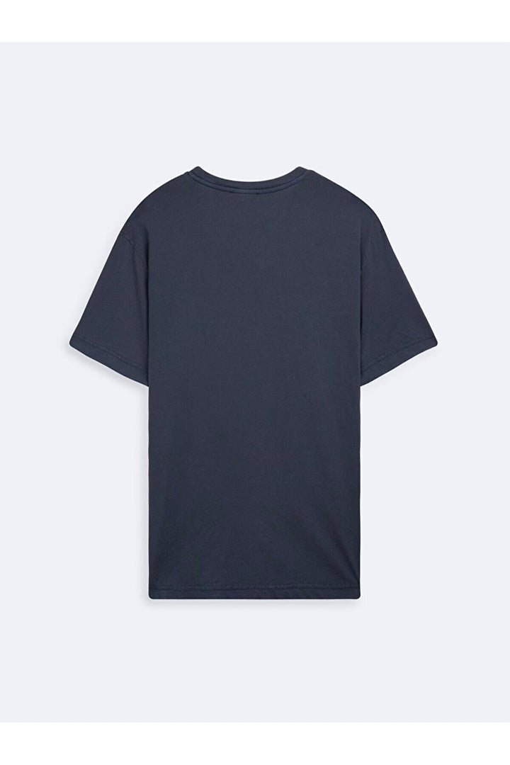 LTB T-shirt beige à manches courtes Zero Collar Press