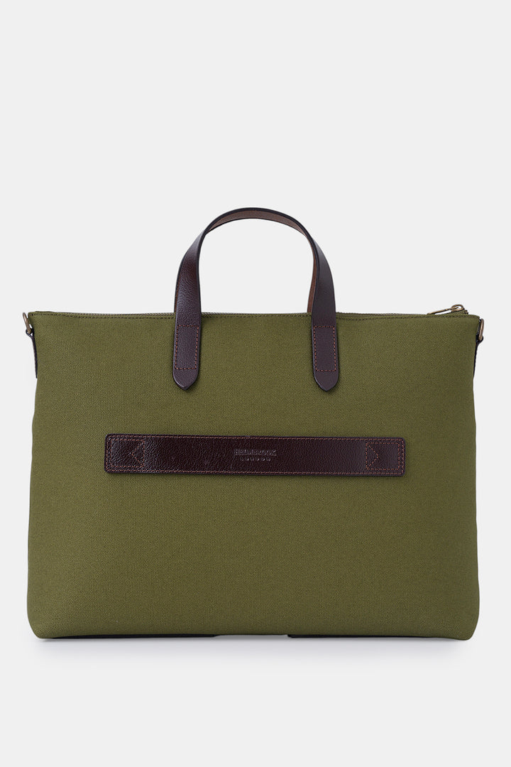 helmbrook Sac pour ordinateur portable Brice en cuir véritable unisexe de 15,6po à compartiment unique