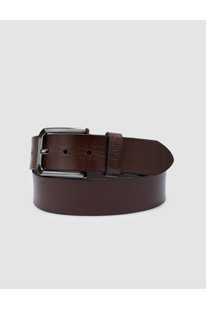 Cabani Shoes %100 Cuir véritable Ceinture classique pour homme Marron - Marron