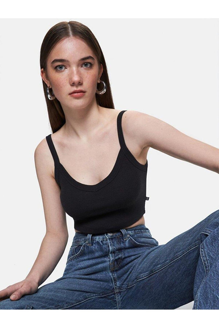 LTB Pantalon en jean taille haute uni Vanetta Celestia