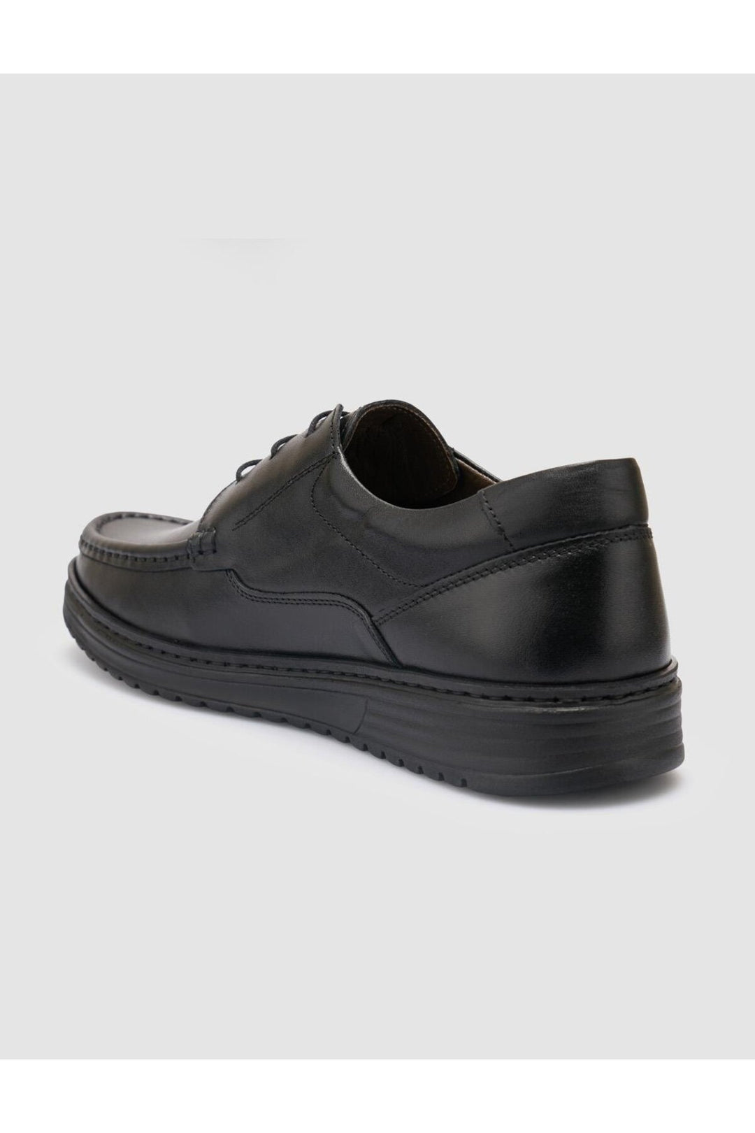 Cabani Shoes Chaussures de ville pour hommes en cuir véritable noir à lacets 100% - Multicolore