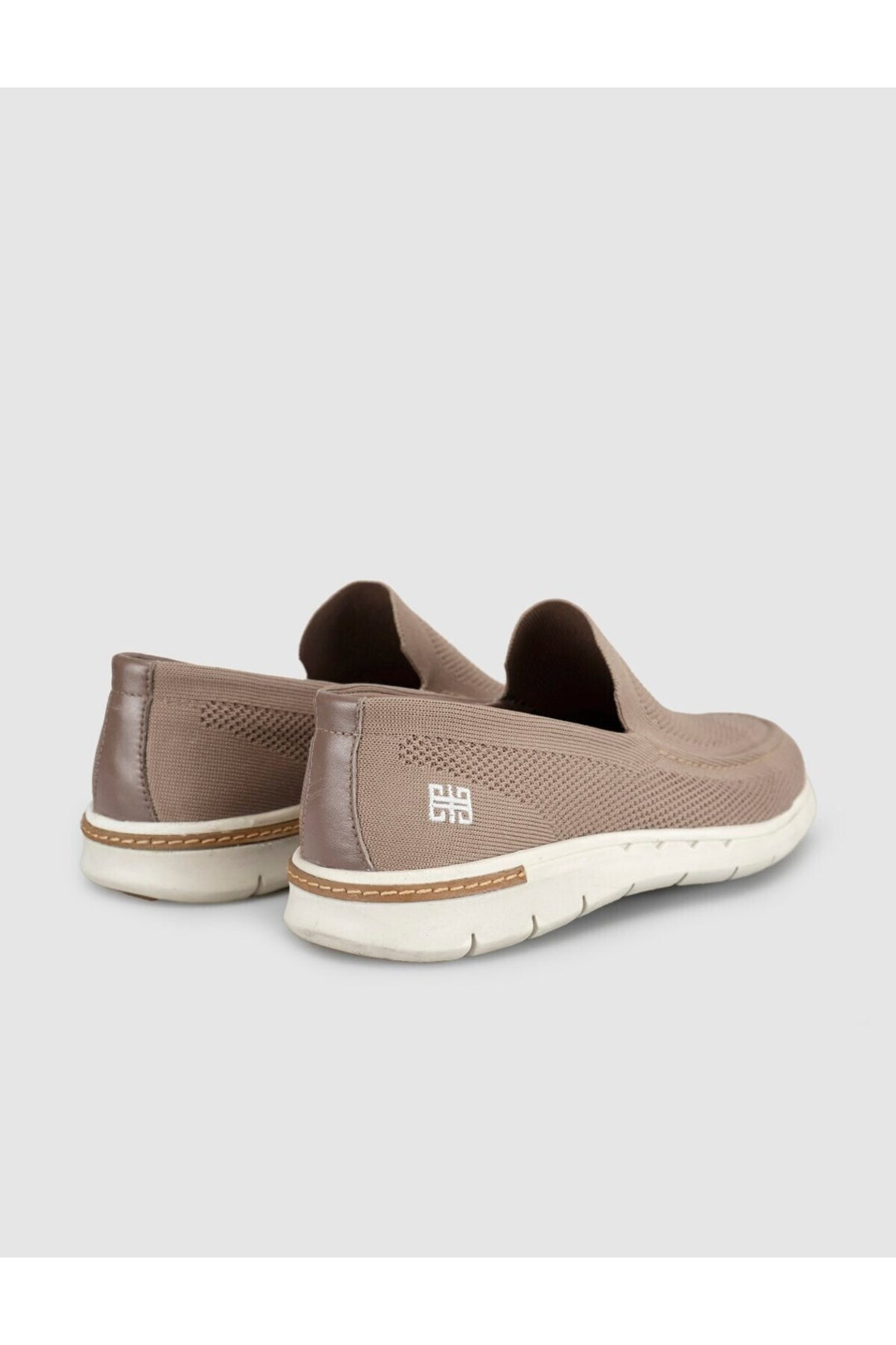 Cabani Shoes Chaussures décontractées pour hommes en tricot à semelle légère couleur vison - Vison