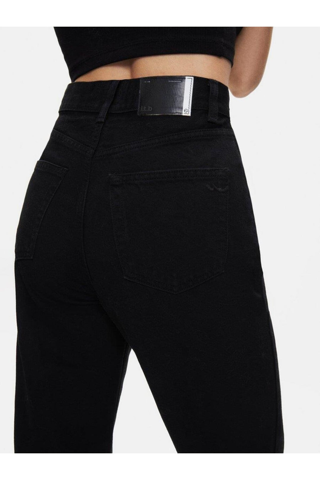 LTB Pantalon en jean large pour femme Vıonne H Black Wash