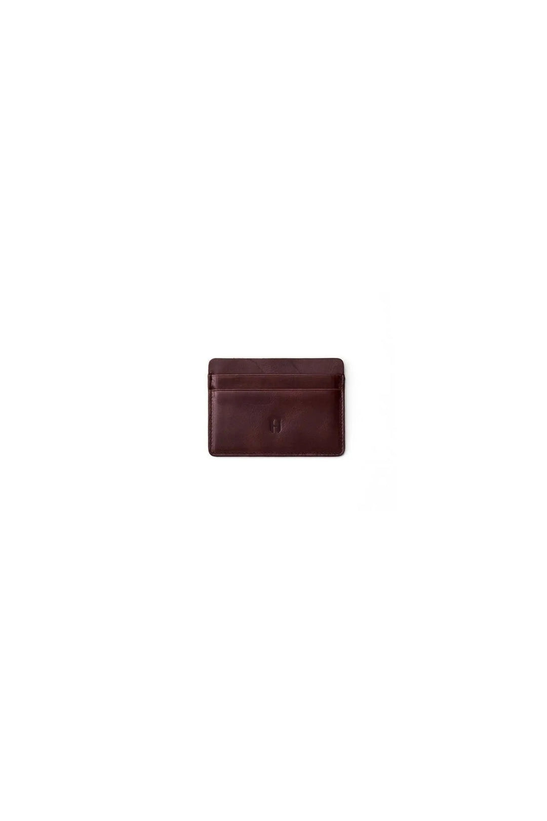Helmbrook Porte-cartes mince en cuir véritable pour homme avec protection RFID Elton Coffee